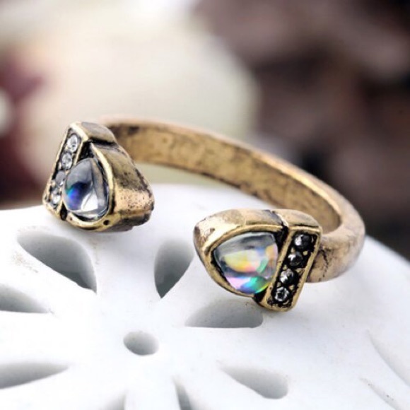 Last One✔️ Fire Opal Stone BoHo Cuff Ring - Picture 5 of 5