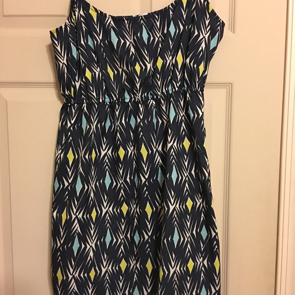 Beach blue patterned Roxy Dress
