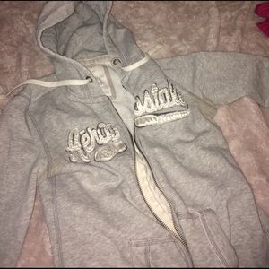 Gray areo hoodie