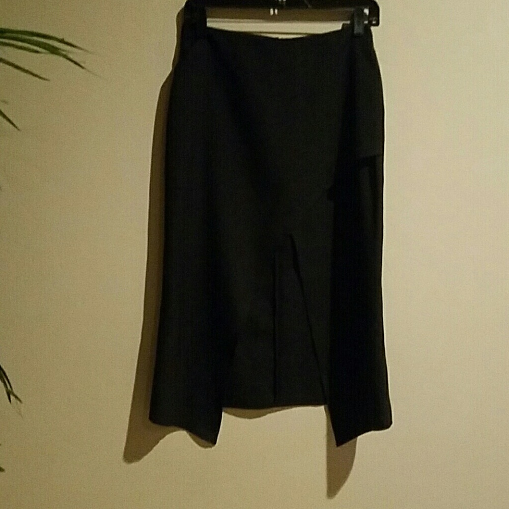 Charcoal asymmetrical Skirt