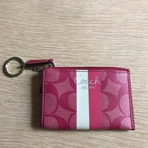 Coach key chain wallet