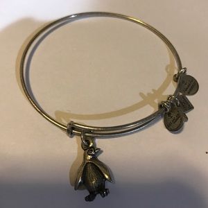 Alex and Ani Penguin Russian Silver Bangle