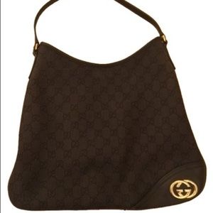 Gucci Denim Leather Chic Hobo Bag