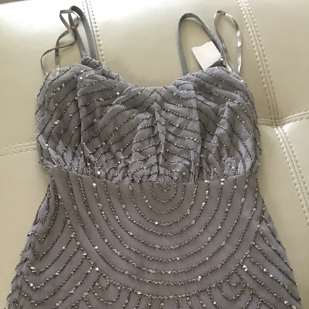 Adrianna Papell Blouson Beaded