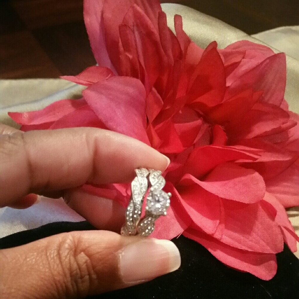 CZ Wedding Set