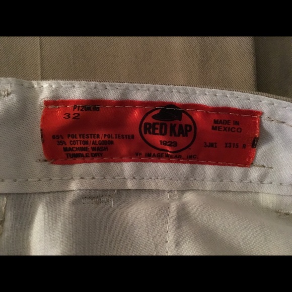 Red Kap Uniform Khaki Slacks - Picture 3 of 3