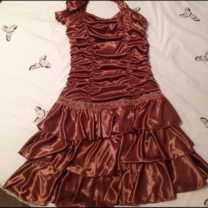 Sexy halter top dress