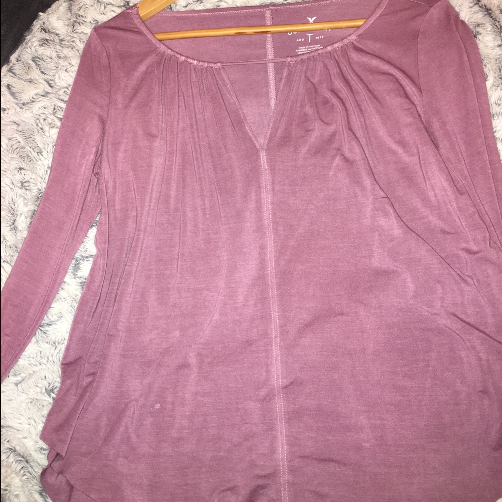 Long sleeve soft and sexy American eagle shirt