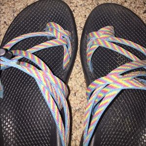 rainbow chacos