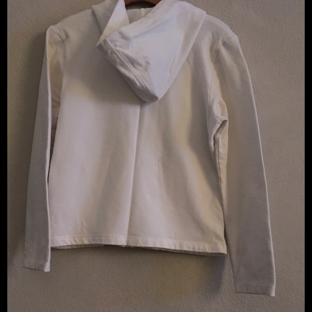 Gap Solid White Hoodie - image 2