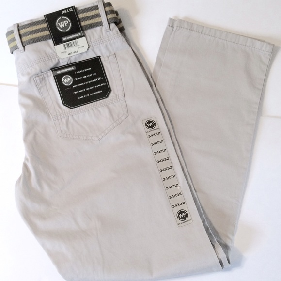 NWT $65 Mens WEATHERPROOF BRAND Straight Leg Jeans 34x32 - Picture 3 of 4