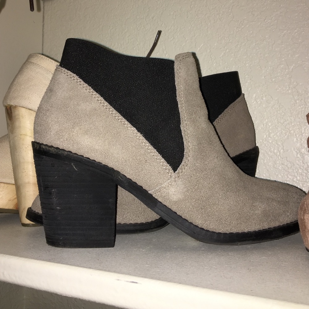 Grey booties