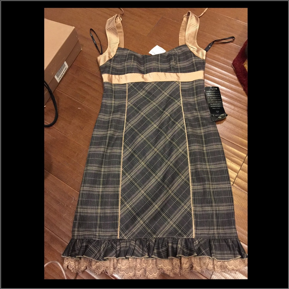 Bebe dress and vest suit set