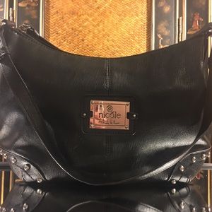 Nicole by Nicole Miller Studded Shoulder Bag