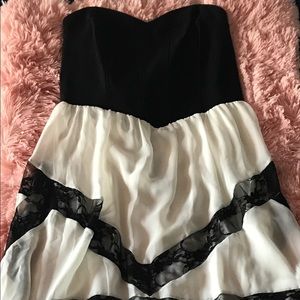 Offers Welcome strapless hi-low dress NWT