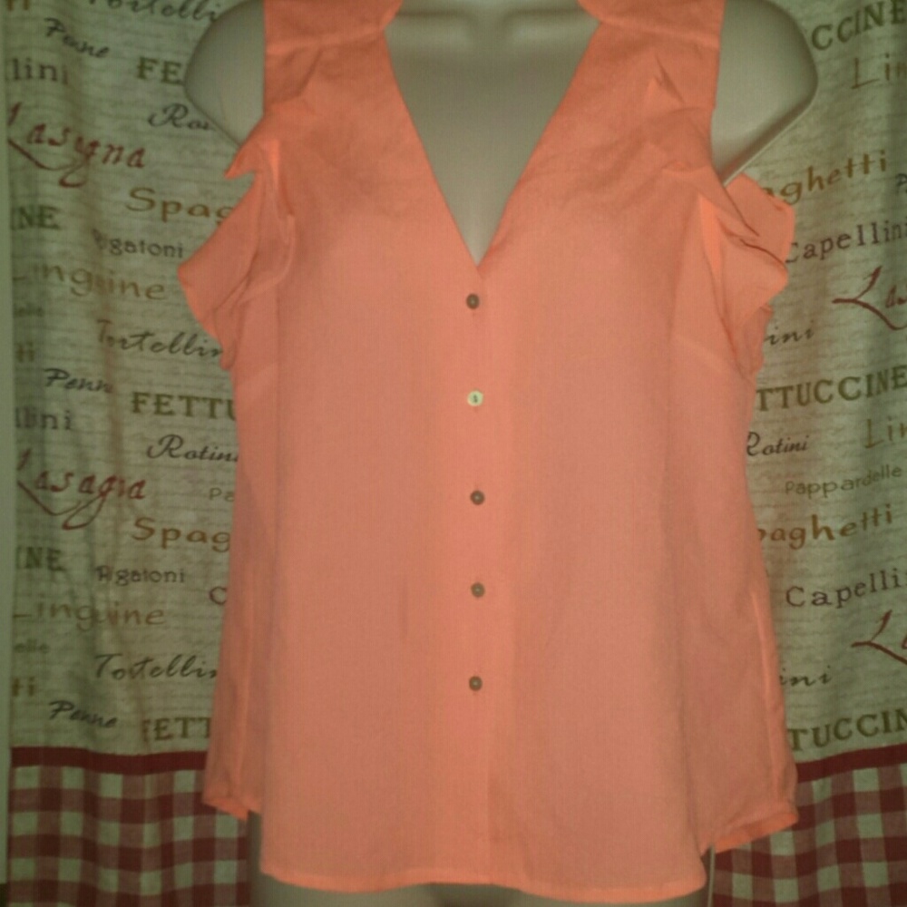 Bright and flirty tank size 6.