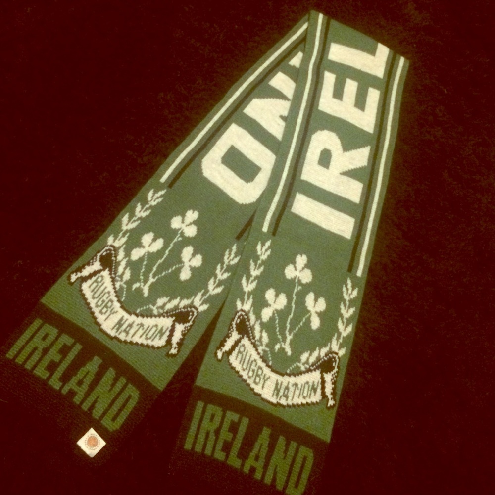 Ireland st Patrick's day scarf so cute knitted