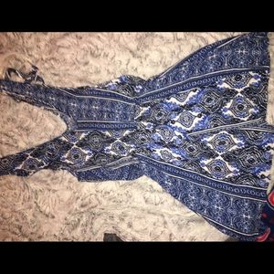 Blue & black romper:)