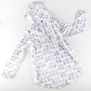 NWT Print Champion Anorak Windbreaker w Hood