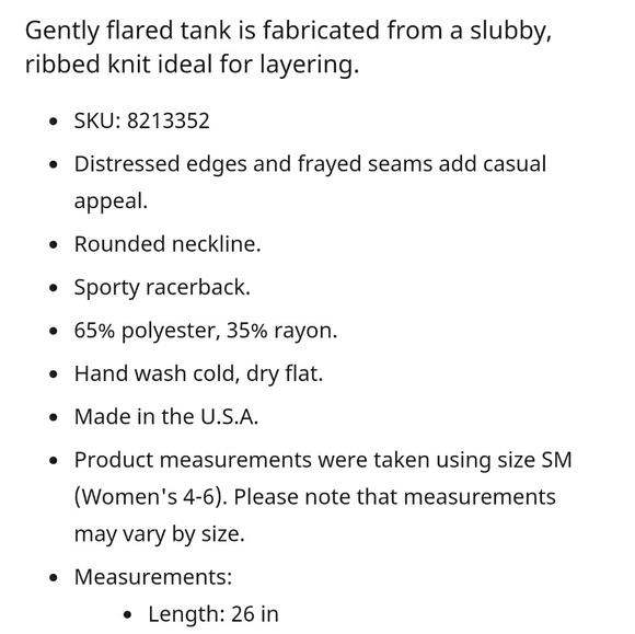 Free People Ribbed Tank - Picture 4 of 4