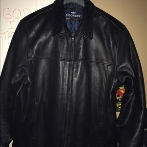 Dockers genuine leather jacket