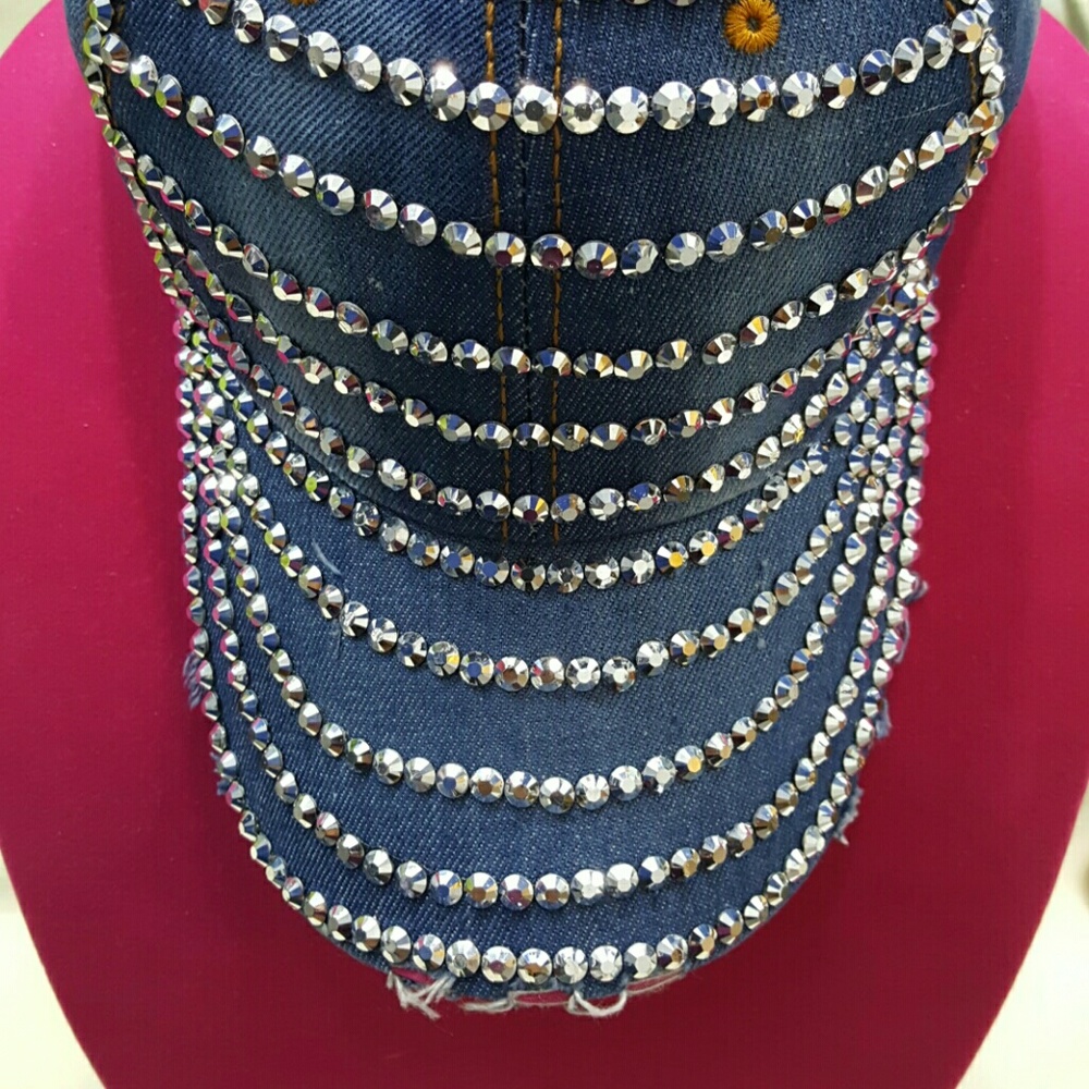 Bling Denim Hat