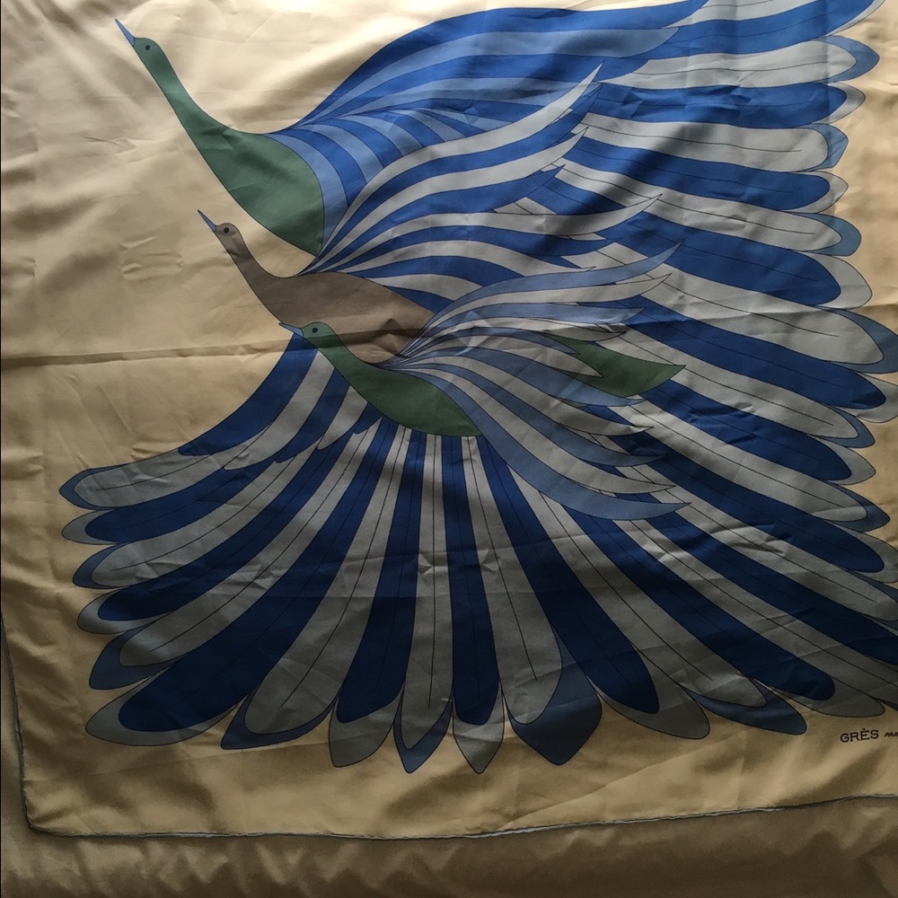 Gres pairs silk scarf
