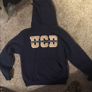 Blue and Gold UC Davis sweatshirt