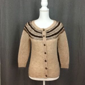 Free People Wool blend Cardigan with Copper Wire