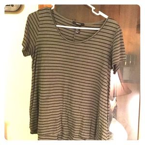 XL hunter green and black shirt