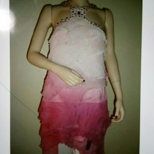 New bebe layered and jeweled brandi dress