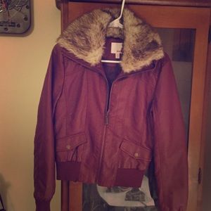 Burgundy jacket-large