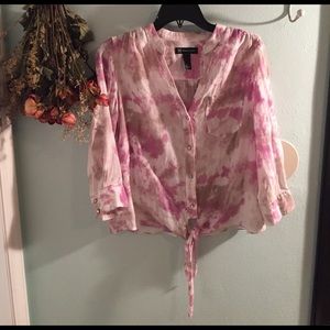 INC international Concepts crystal button up