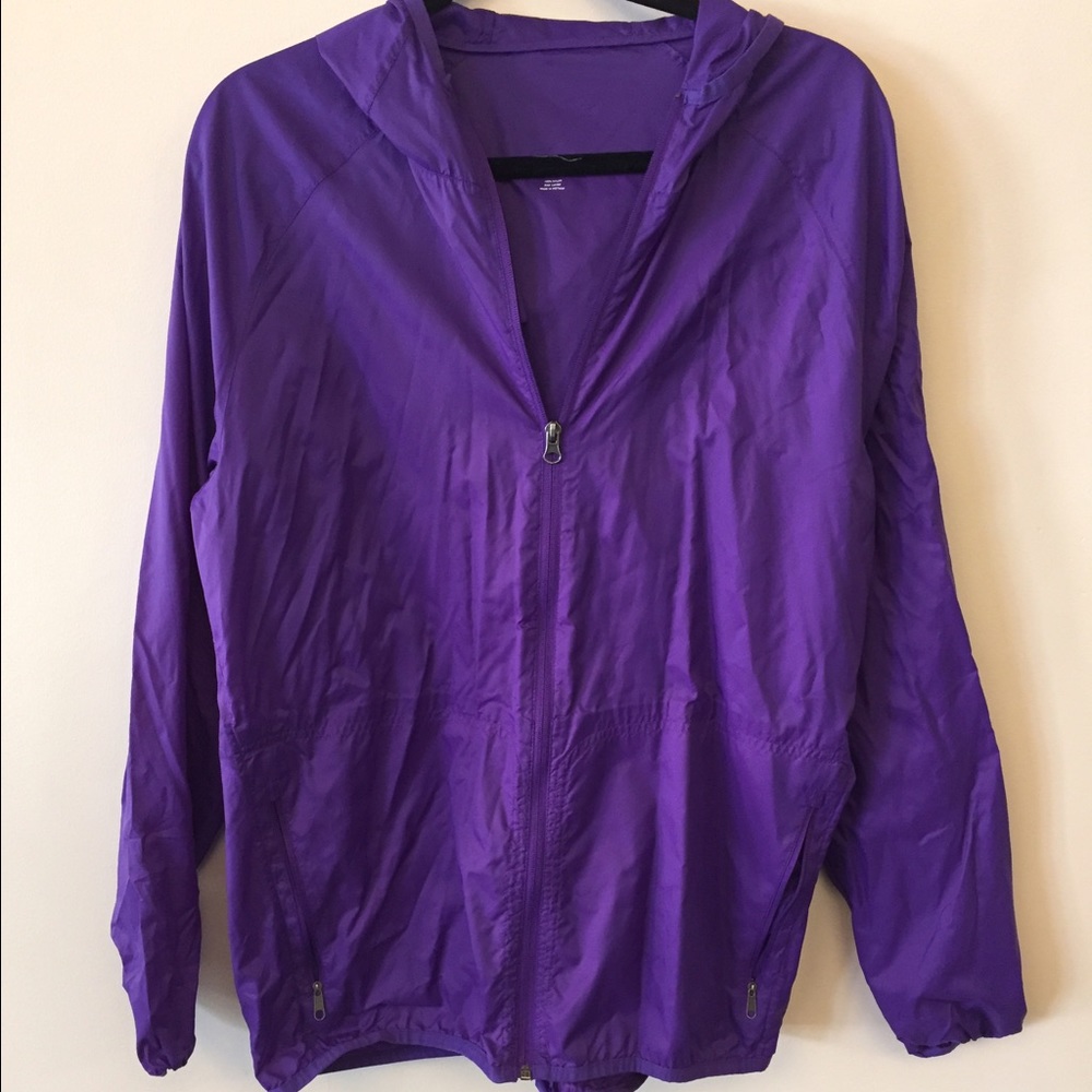 Purple Retro Windbreaker
