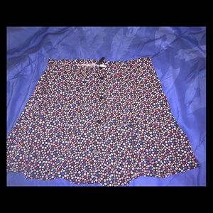 Floral H&M Skater Skirt