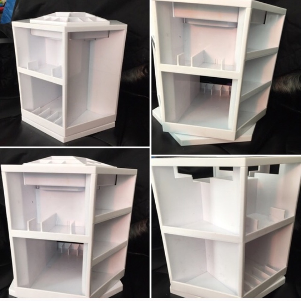 Spinning table top organizer