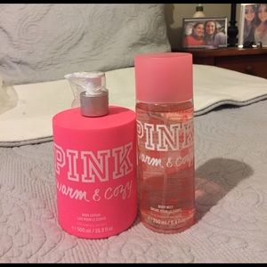 Victoria's Secret body lotion and mist