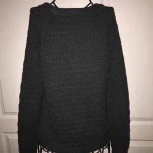 Black/dark gray sweater