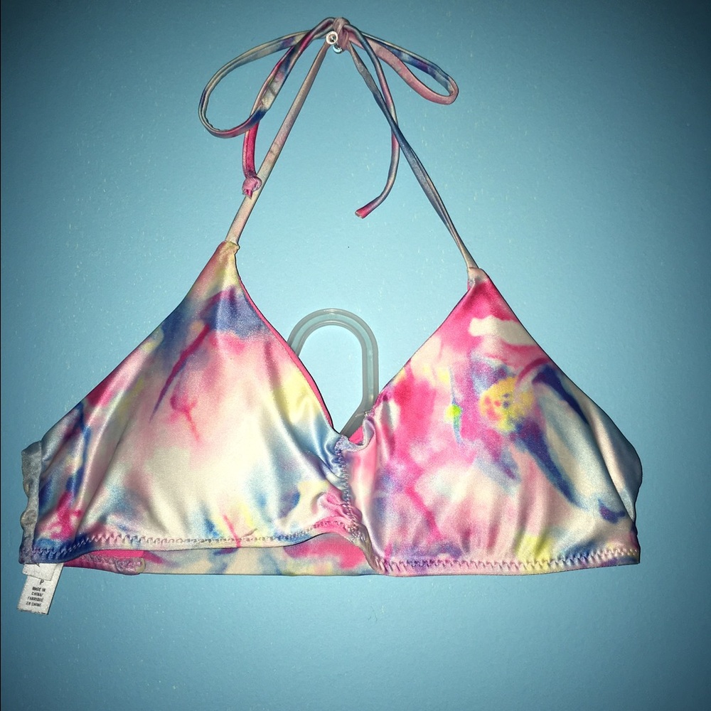 Multi colored bikini top