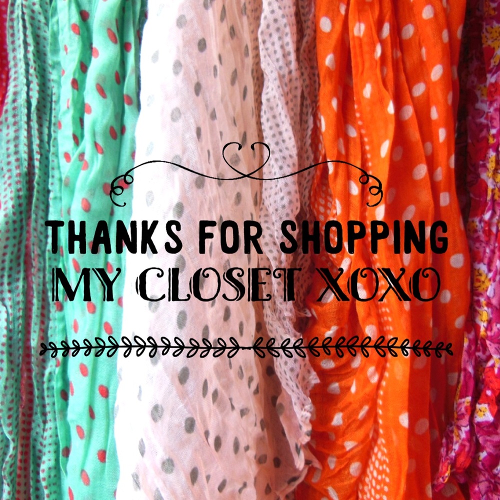 thanks for shopping my closet