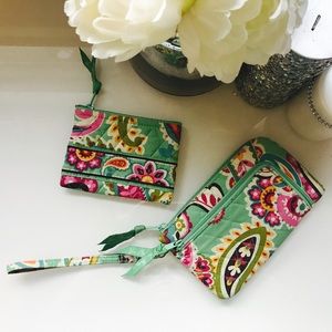 Vera Bradley Wristlet & Coin Purse Tutti Frutti