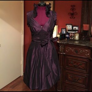 BCBG Paris regal purple party dress