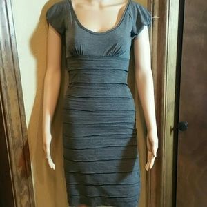 Max Studio Grey and Black Dress