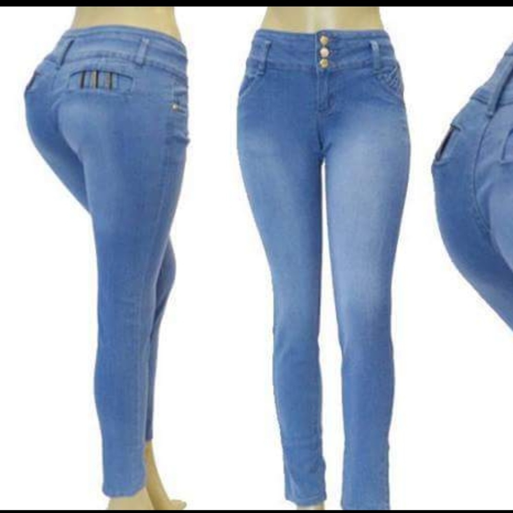 👖 High waisted push up jeans Colombian style
