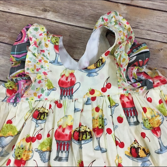 Handmade Other - Handmade Ice Cream Sundae Flutter Sleeve Top 4