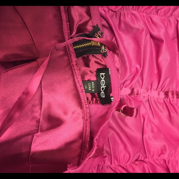 Bebe Magenta Sexy Dress - Picture 4 of 4