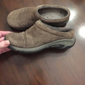 merrell fleece lined clogs