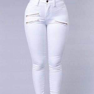 White jeans