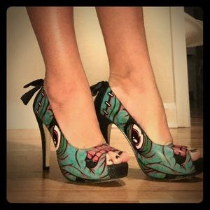 Goth monster Frankenstein heels