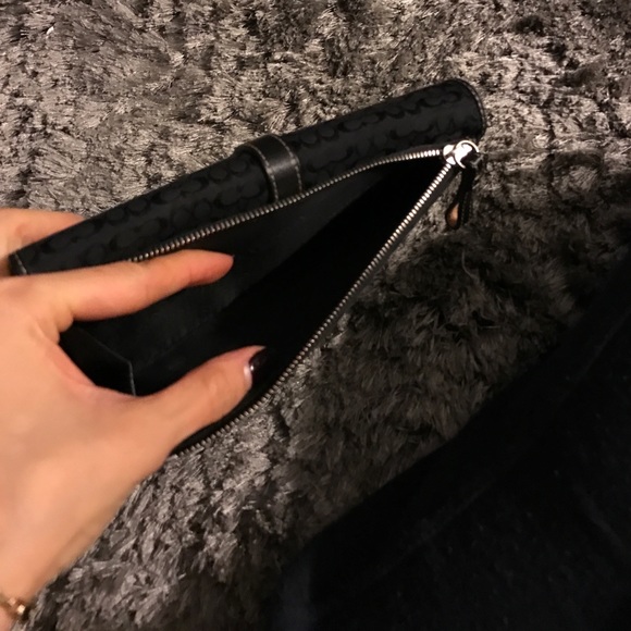 Coach black monogram wallet - Picture 3 of 8